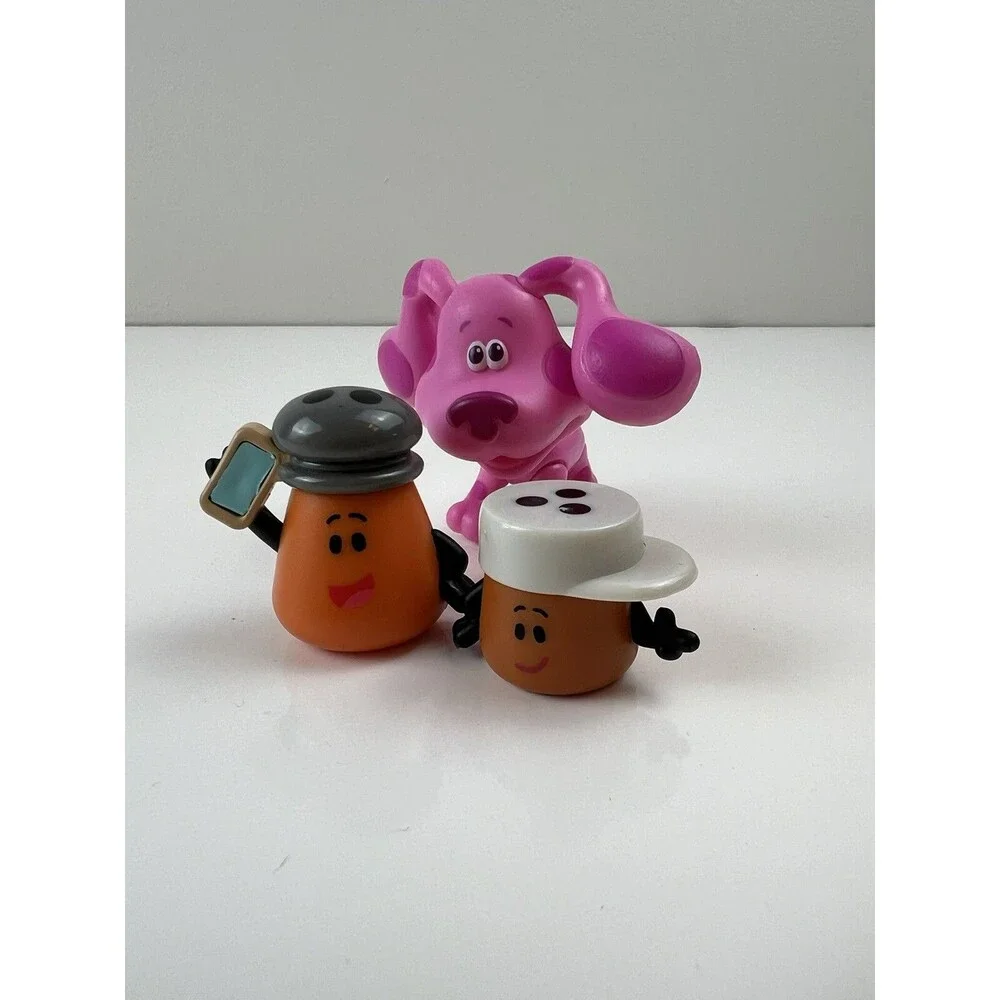 Blue's Clues Magenta Poseable Action Figure Just Play 2019 & Salt And Pepper